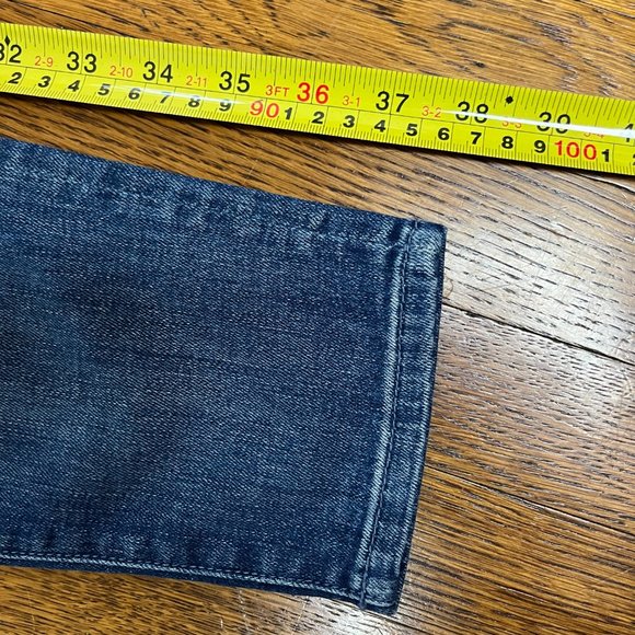 MOTHER Women's Straight Leg Jeans - Dark Blue - Picture 7 of 9